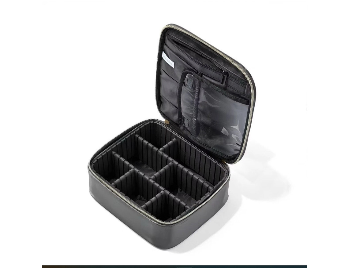 Sonia Kashuk Travel Makeup Bag Organizer with Adjustable Dividers