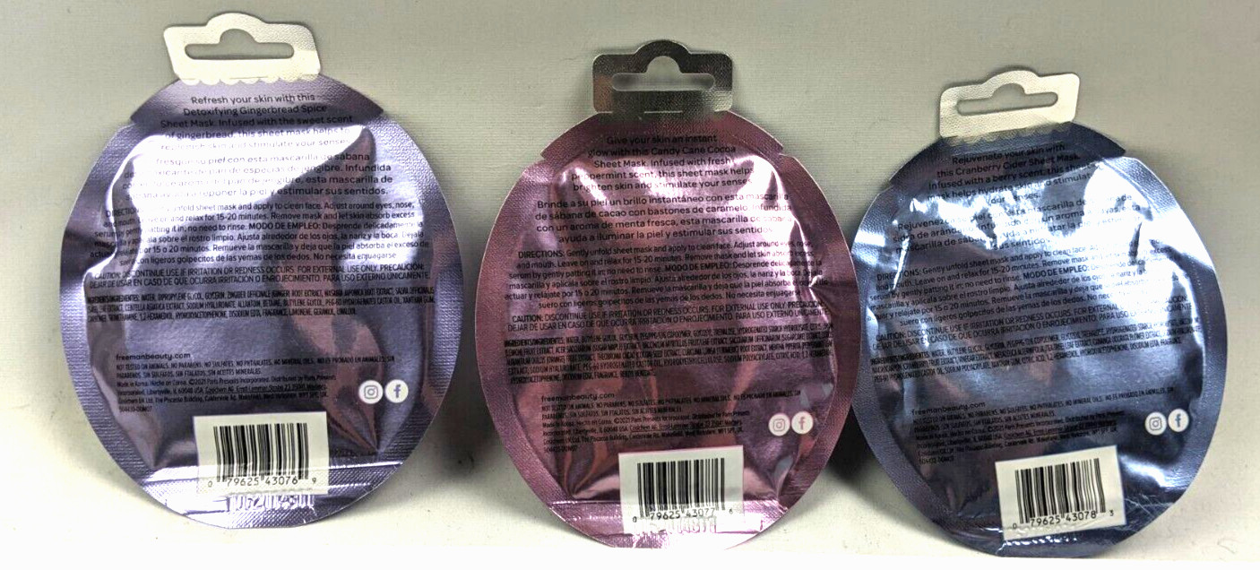 36 Christmas Face Masks Bulk Set – Glow Facial Skincare, Detox, Hydration, Gifts