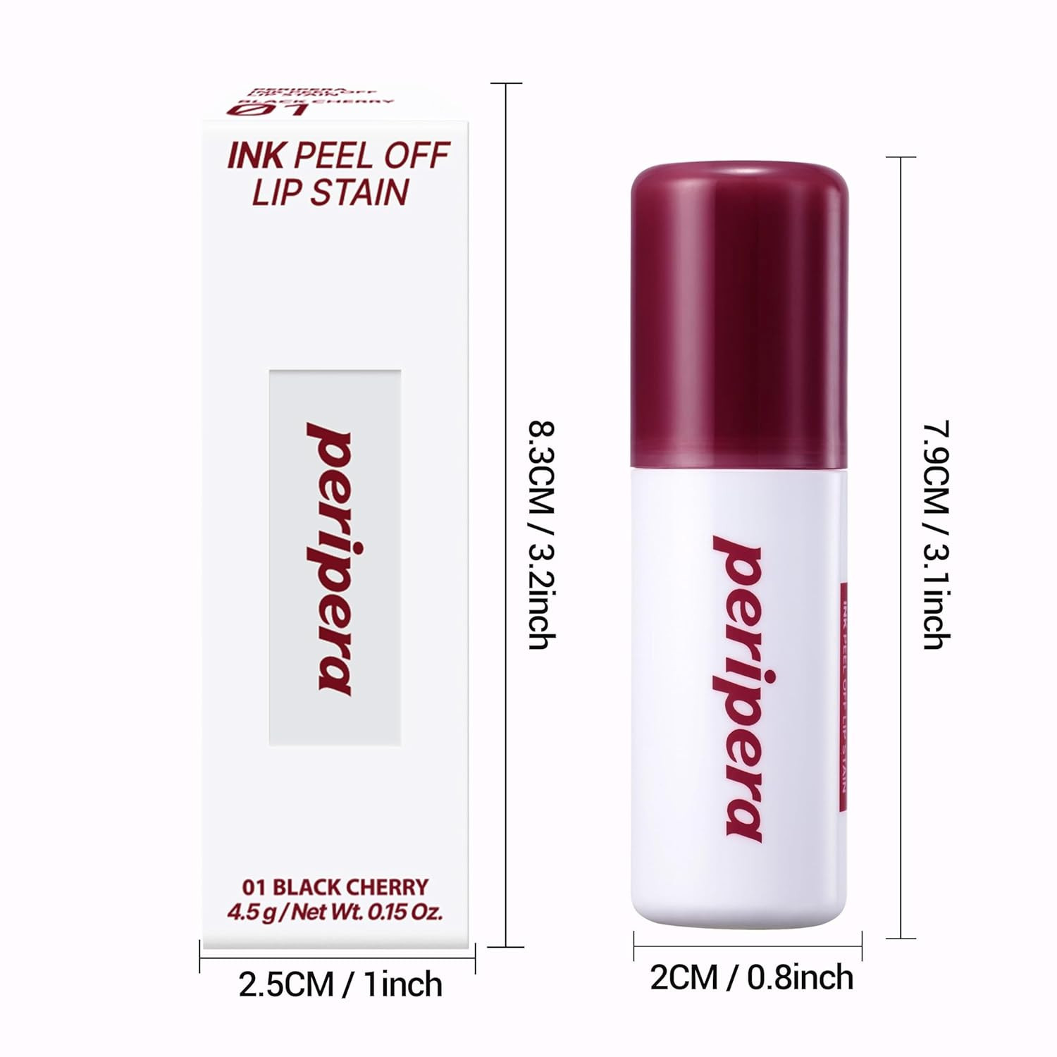 Peripera Ink Peel off Lip Stain – Long Lasting, Transfer-Proof, Waterproof Korea