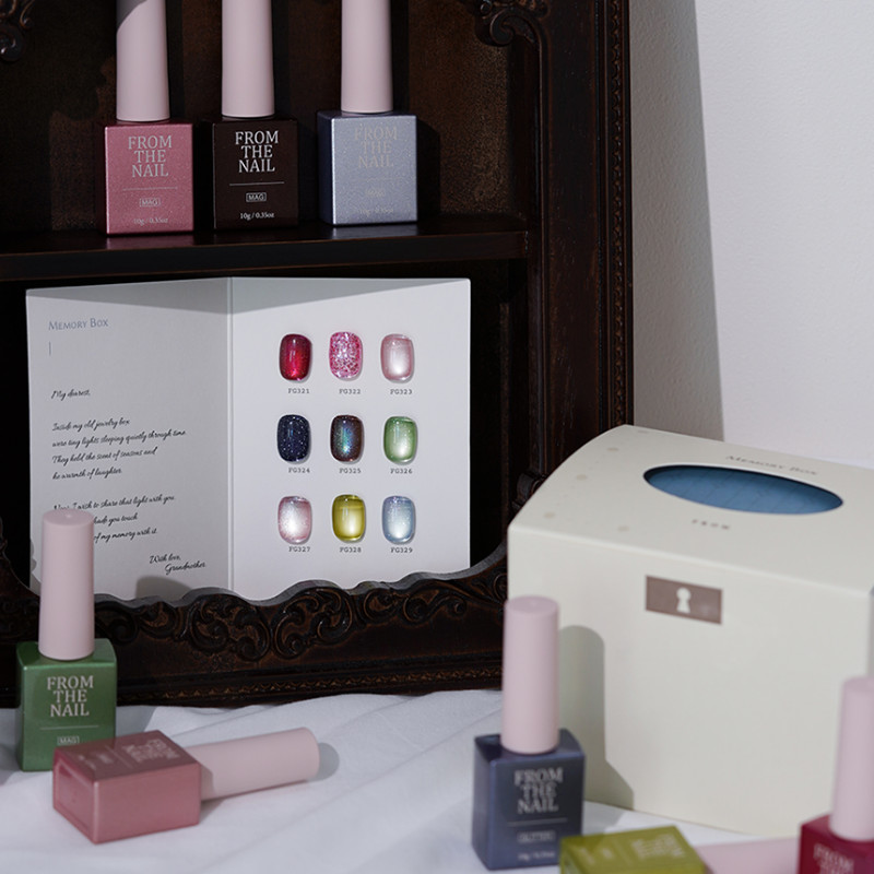 From The Nail Memory Box Magnet Gel Polish Soak Off Nail Gel K-Beauty