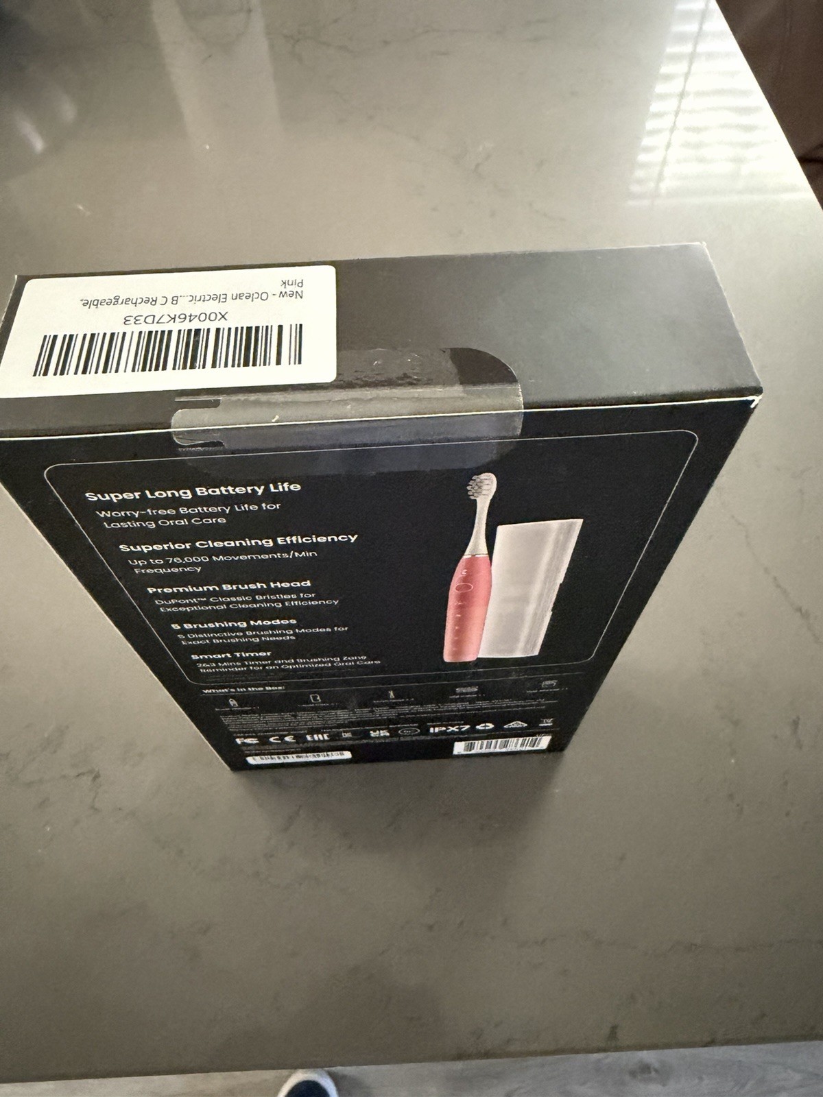 New sealed Oclean Spark Sonic Electric Toothbrush 5 Modes & 6 Brush Heads
