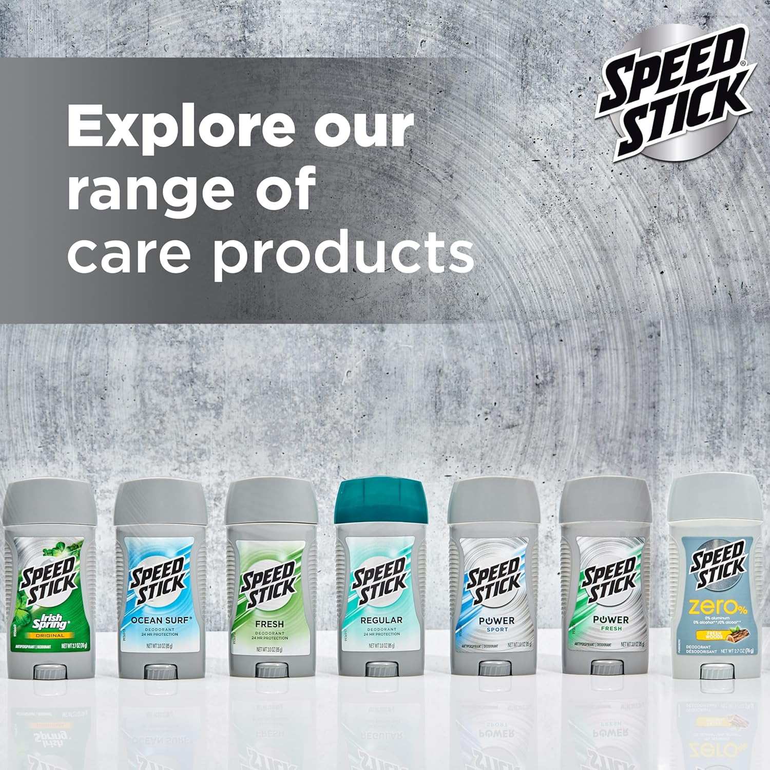 Speed Stick Aluminum Free Men’S Deodorant, 24 Hour Odor Protection, Regular, 3 O