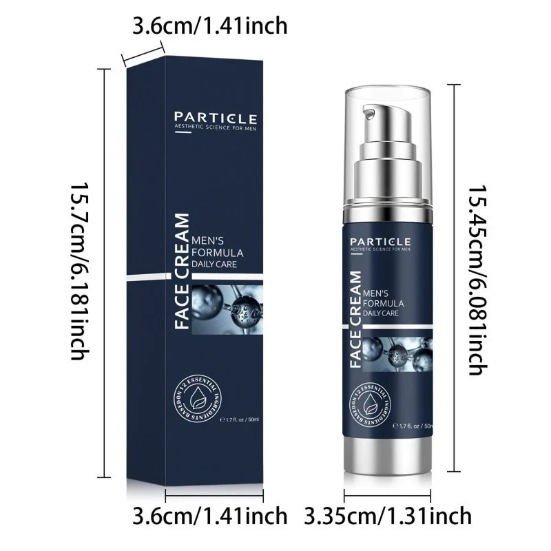 3X Particle Face Cream for Men 6-in-1 Anti-Aging Moisturizer Eye Bags Spots
