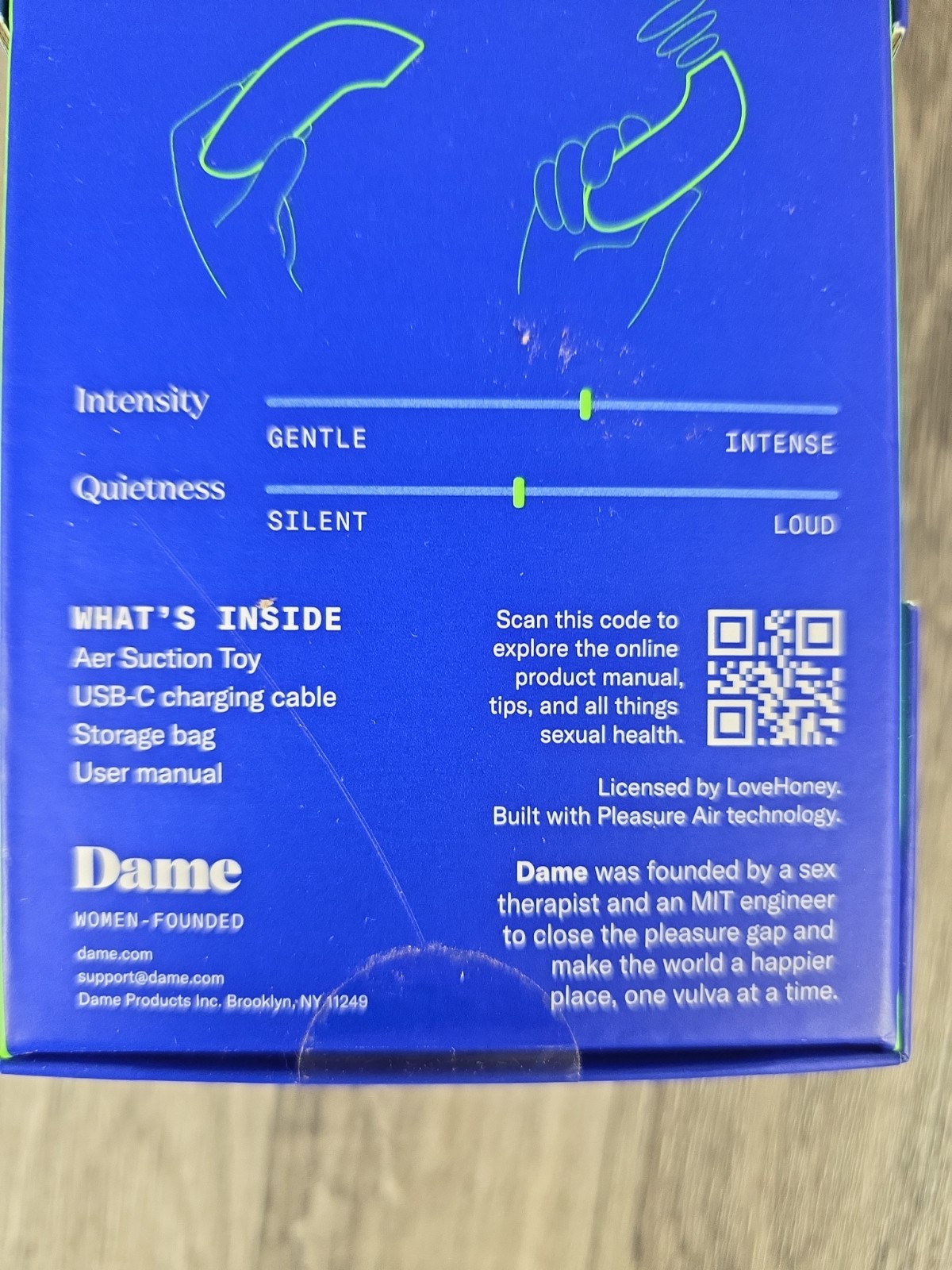Dame Aer – Periwinkle – BRAND NEW in box SEALED