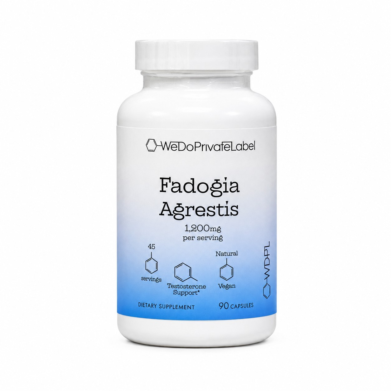 Fadogia Agrestis Whole Herb Extract (10:1) 1200mg, 90 Capsule