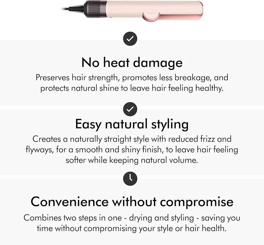 Dyson Airstrait Wet & Dry Hair Straightener Special Limited Edition Amber Silk!!