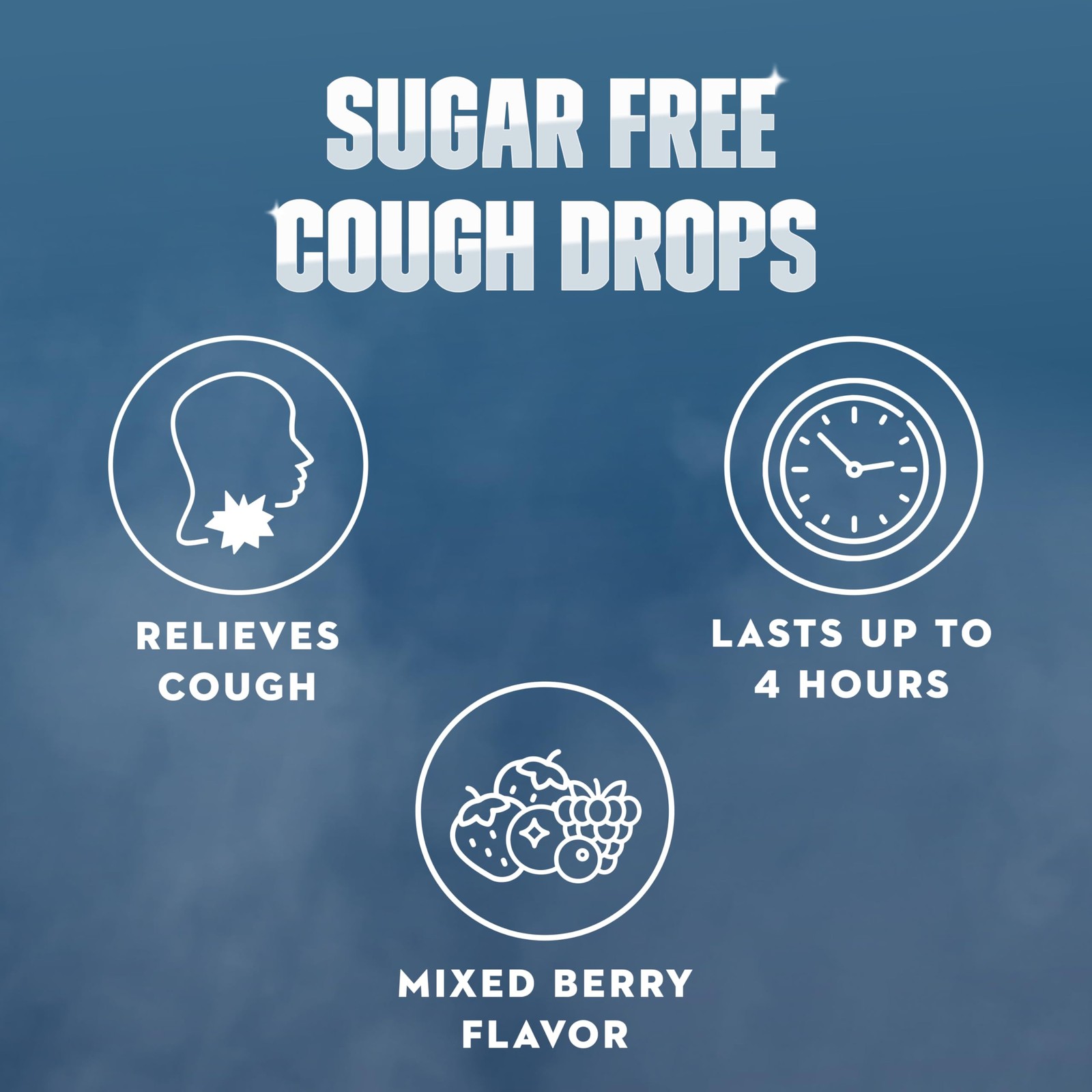 Mucinex Instasoothe Sugar Free Cough Drops, Cough Medicine for Adults with