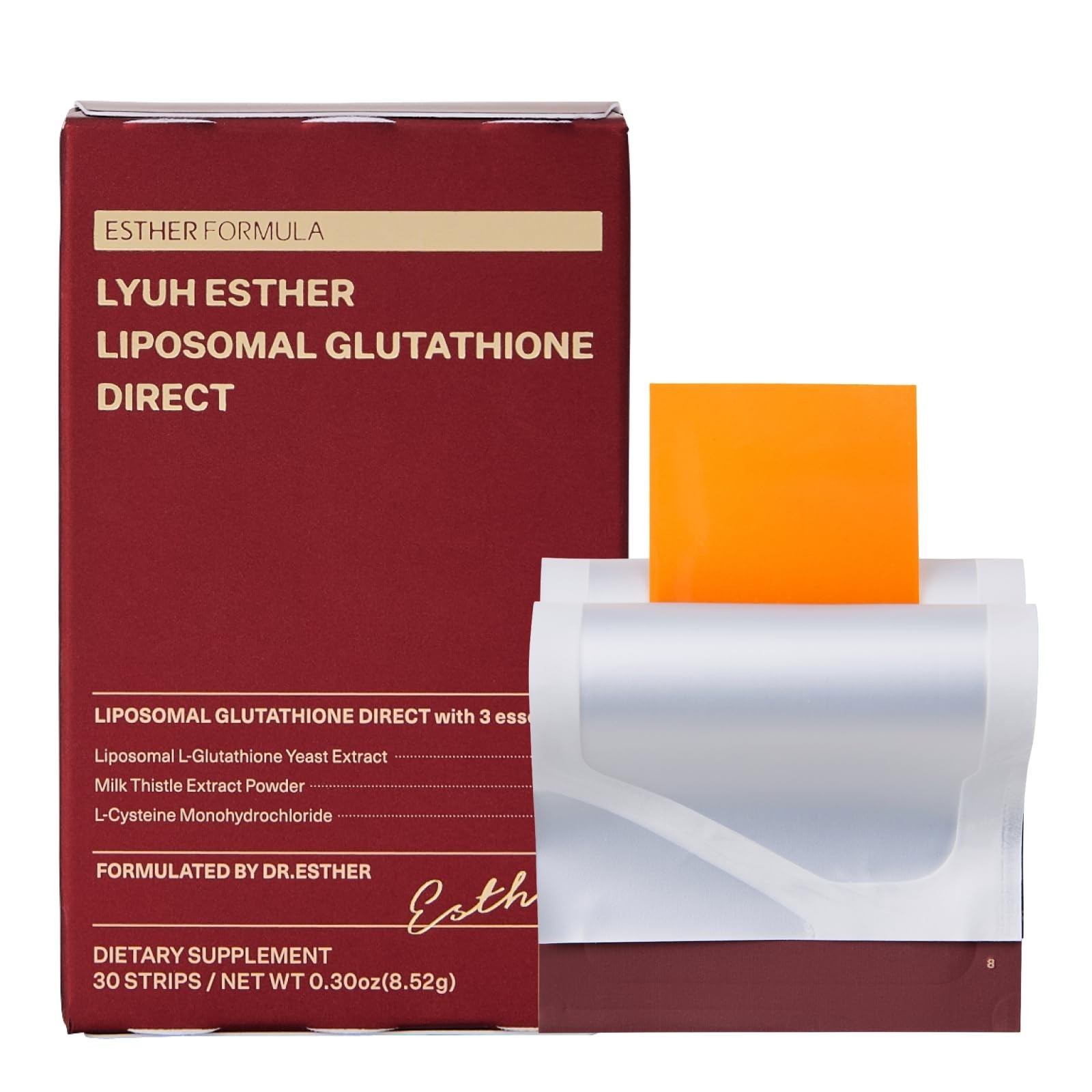 Liposomal Glutathione Strips 30 ct – Antioxidant Support, Skin Glow, Fast-Absorb