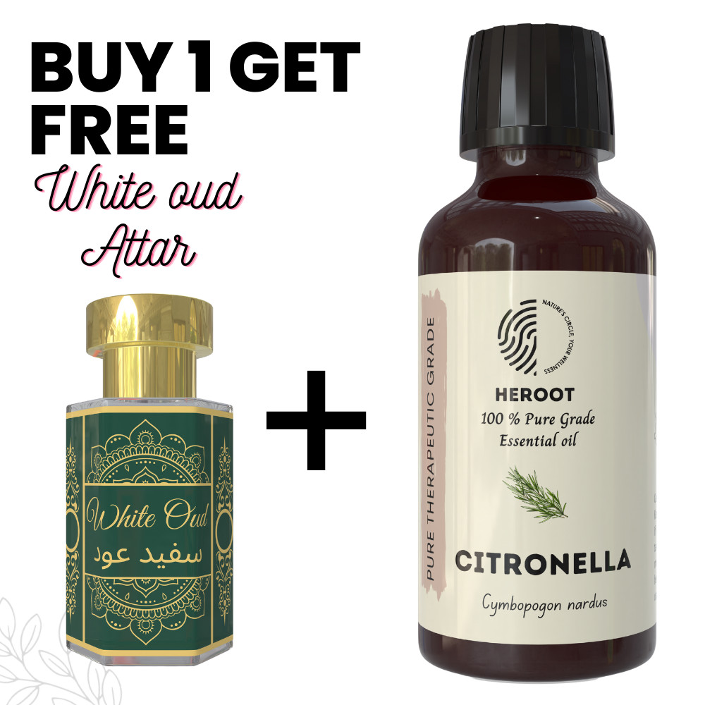 Citronella Essential Oil 10ml Aromatherapy Diffuser Home Fragrance Free Attar