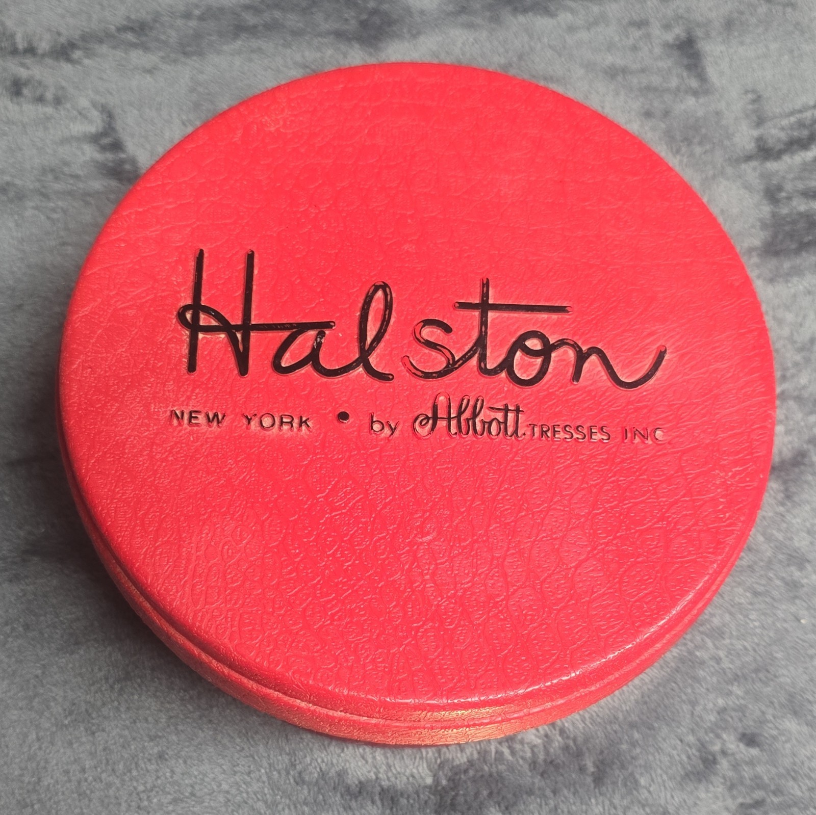 Vintage Halston New York by Abbott Box w/ Self-Grip Hair Rollers Set Assorted