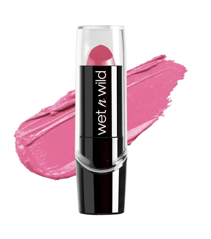 wet n wild Silk Finish Lipstick Pink Ice Hydrating Lip Color