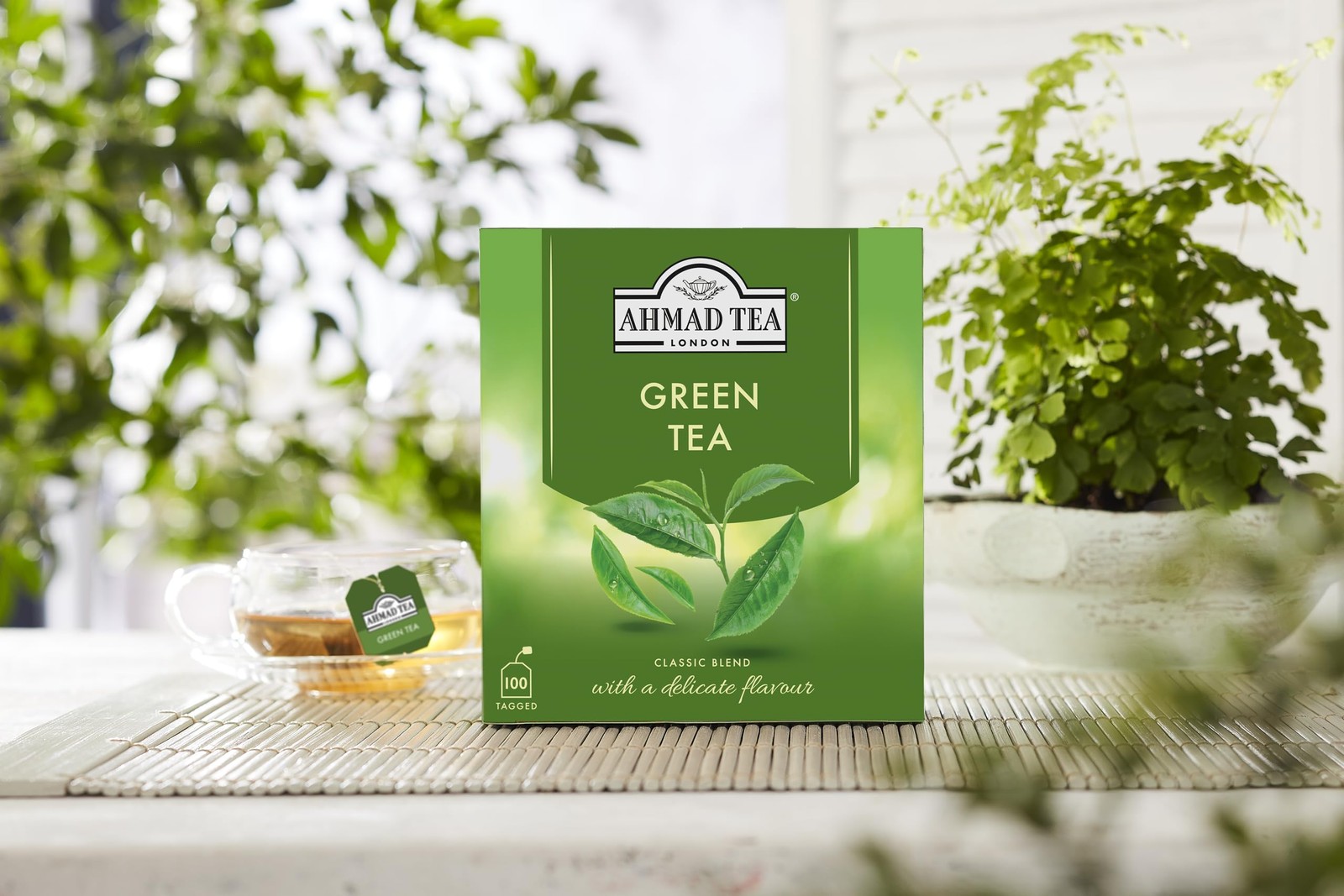 Green Tea, Green Tea Teabags 100 ct – Caffeinated & Sugar-