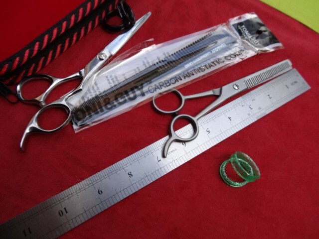 60Days WRNTY_7″ Barber Hairdressing Hair Scissors+ 6.5″ Thinning /Japanese Steel