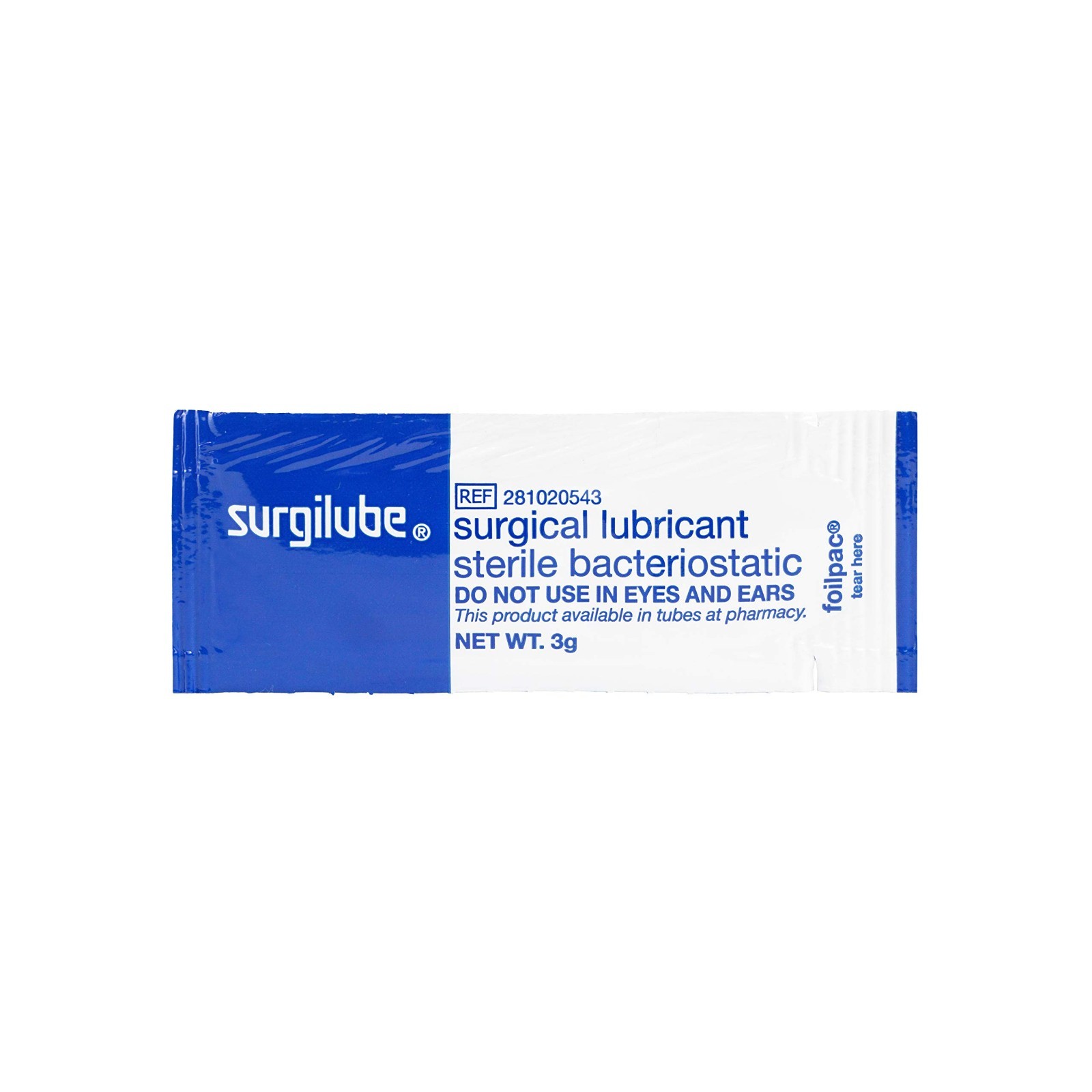 Sterile Carbomer-Free Lubricating Jelly 3g Packets – 144 Count Box, Personal Car