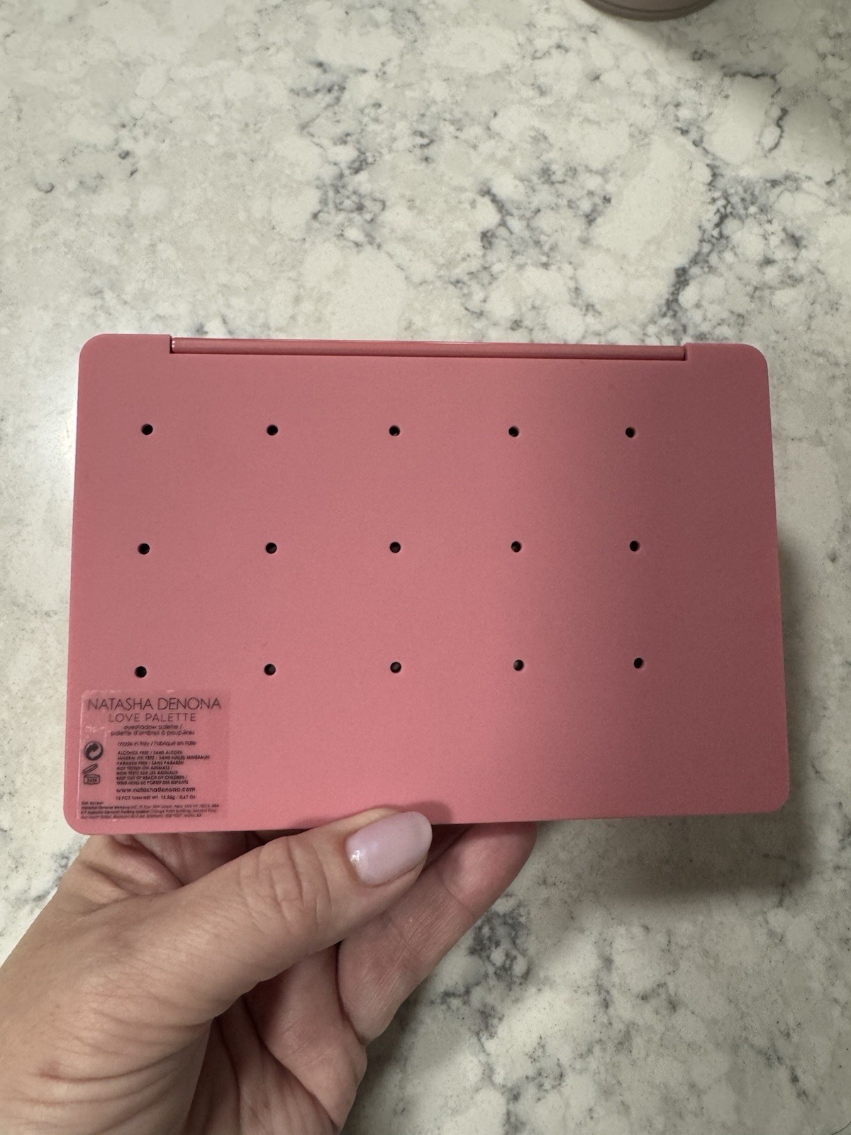 Natasha Denona Love Palette 15 Shades Pressed Powder 0.67 oz Pink/Gold