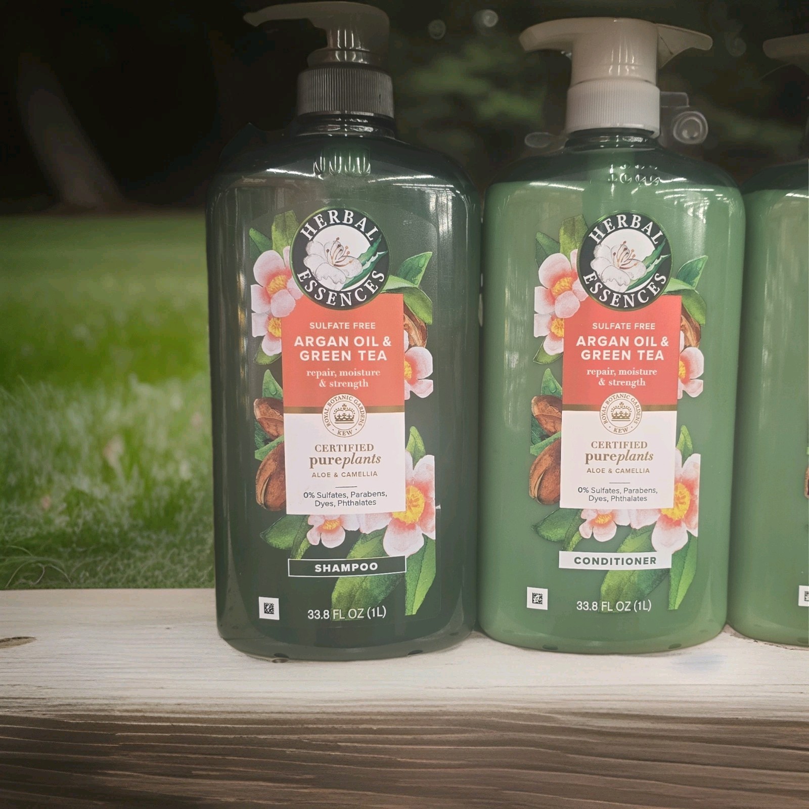Herbal Essences Certified Pureplant Argan Oil Green Tea Shampoo/Cond 33.8 2 pack