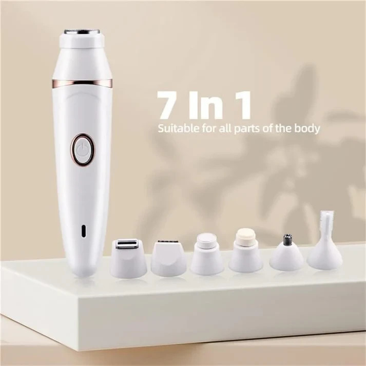 7 in 1 Face Razor for Women, Instant & Painless Beauty Tools Kit for All Skin Ty