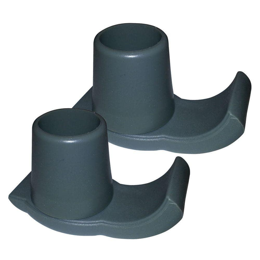 Drive Medical Walker Glide Ski Gray Rear Tip Replacement Glides 1-1/8in Tubing