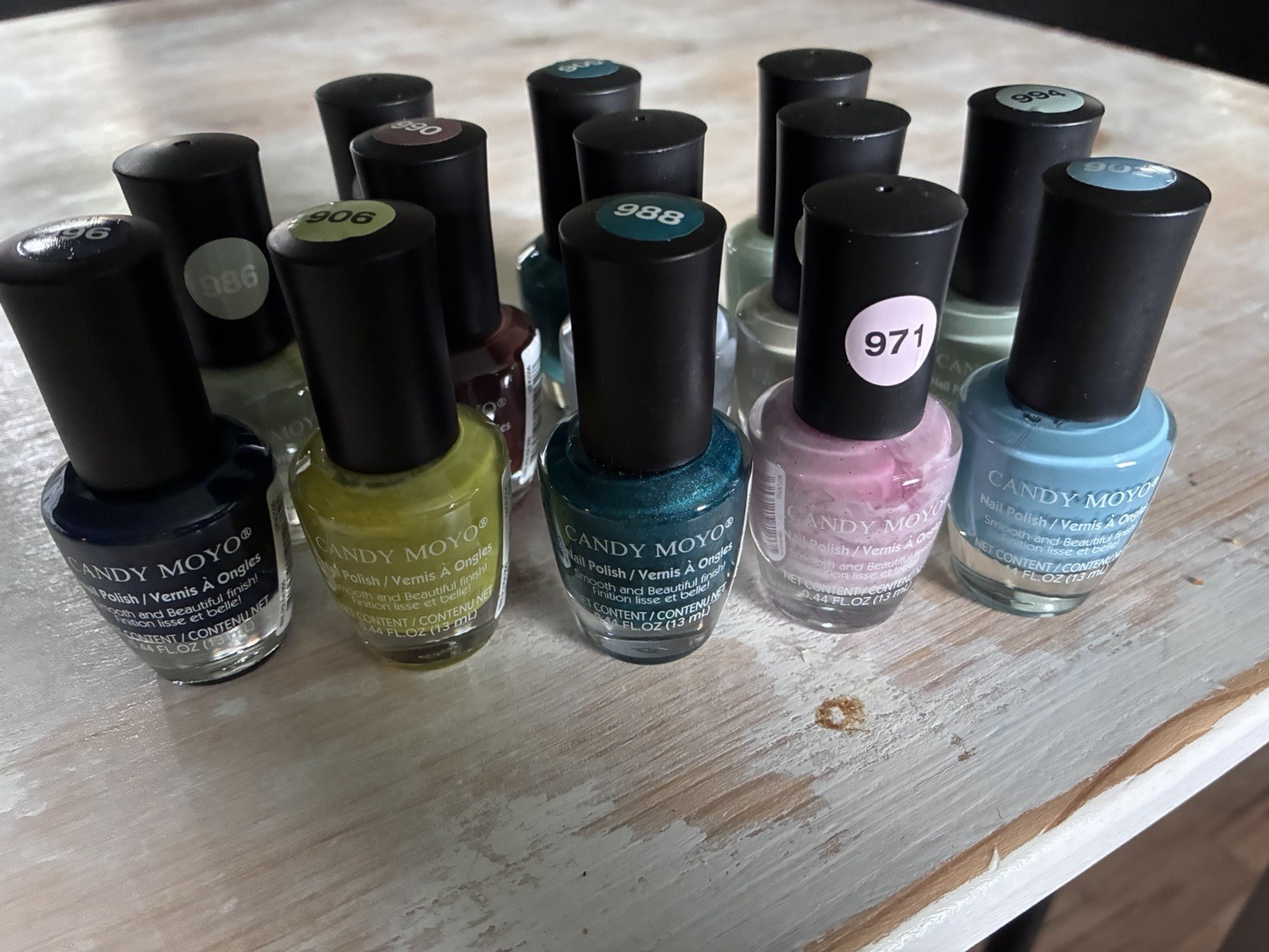 Candy Moyo Shimmer Nail Polish Multicolor Lot 0.44 fl oz (13 mL) 905-971