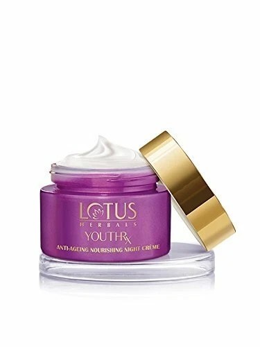 Lotus Herbals YouthRx Anti Ageing Nourishing Night Cream for women, 50g