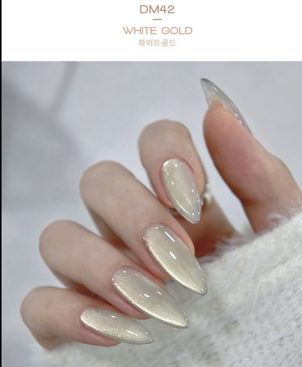 DVOK Chilling Magnet Gel Polish Champagne Cat Eye Nail Gel K-Beauty