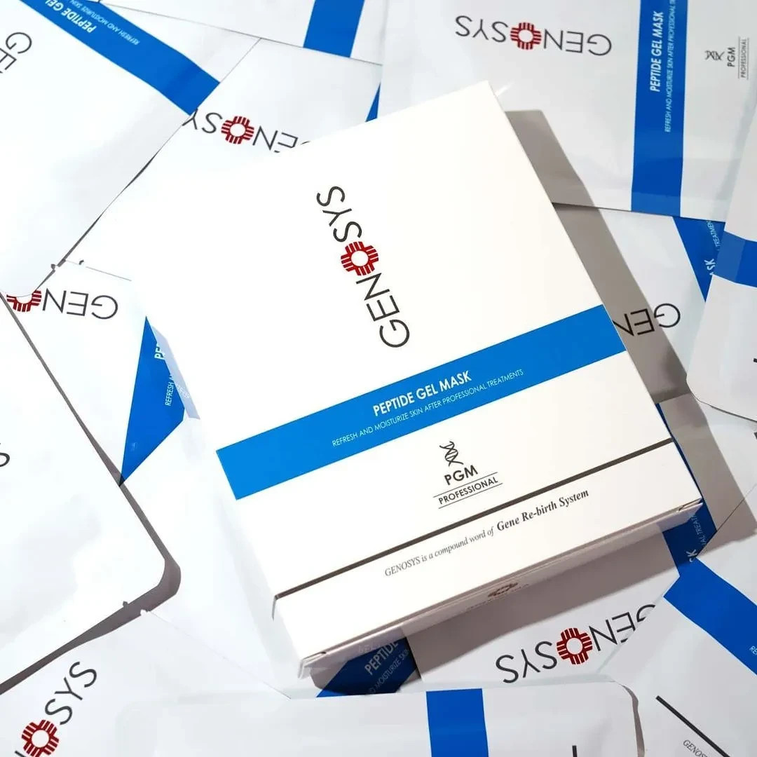GENOSYS Peptide Gel Mask 5pcs (1 Set) | Soothing Hydrating