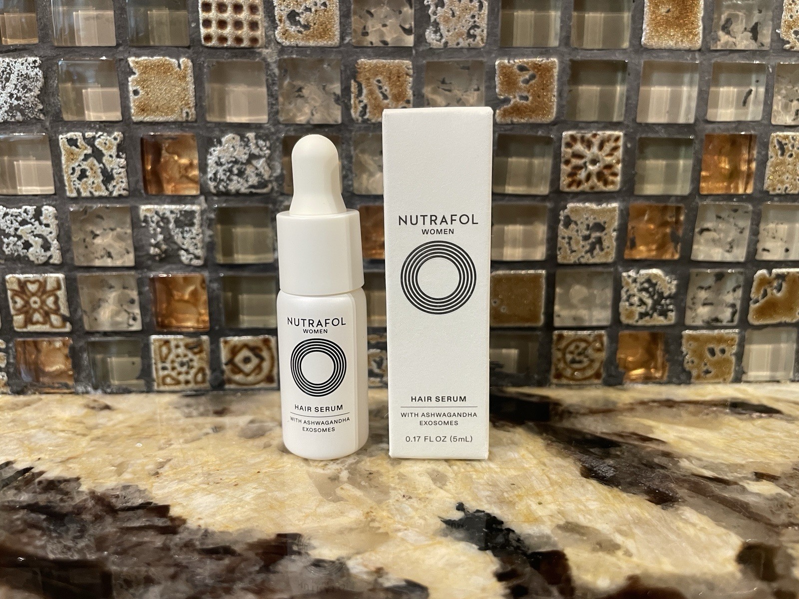 Bundle 2 NUTRAFOL Hair Serum With Ashwagandha Exosomes 0.17oz each Travel Size