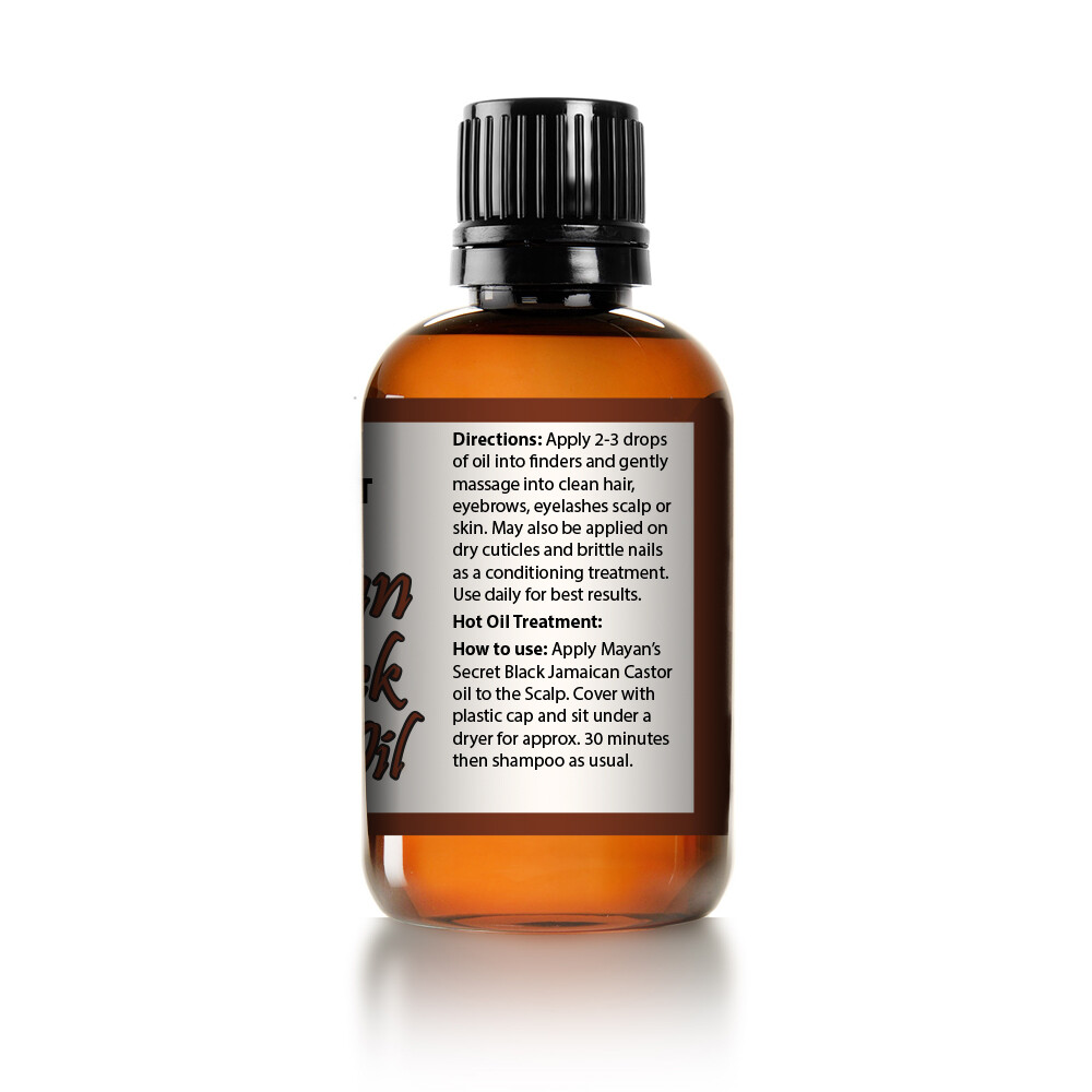 Premium Jamaica Black Castor Oil for Eyelashes, Eyebrows,Hair Growth,Skin & Face
