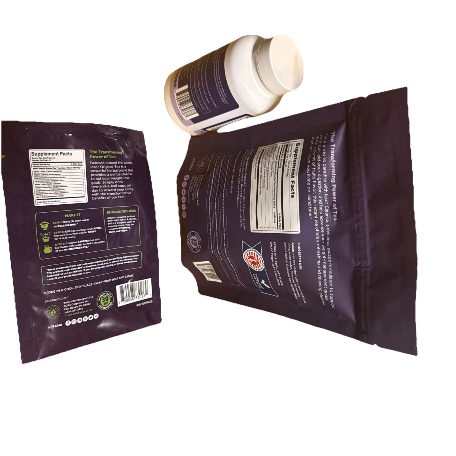 Total Life Changes IASO Slimming System Bundle – FREE Original Tea