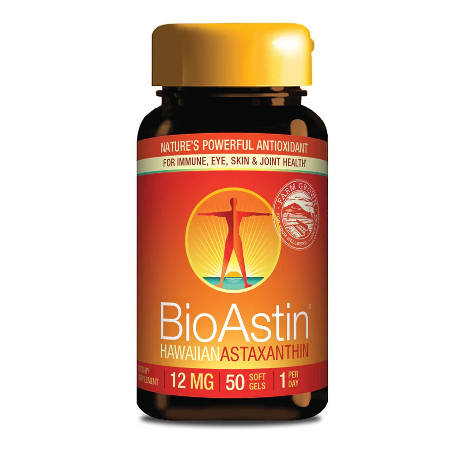 bioastin hawaiian astaxanthin 12mg 50 Softgel (EXP:09/2026)