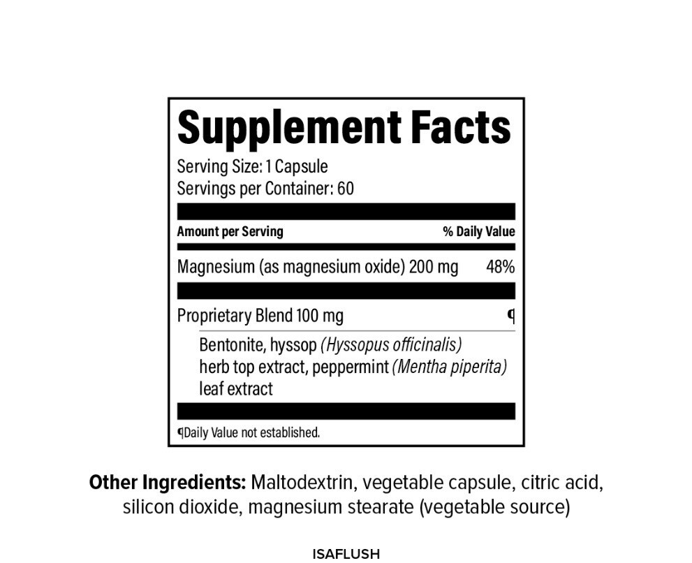 Isagenix IsaFlush 120 Capsules Gentle Digestive Support Exp 01/26 Free Shipping