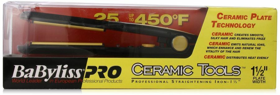 BaByliss PRO Ceramic Tools 1-1/2″ Straightening Iron CT2558 110 – 220 Volts