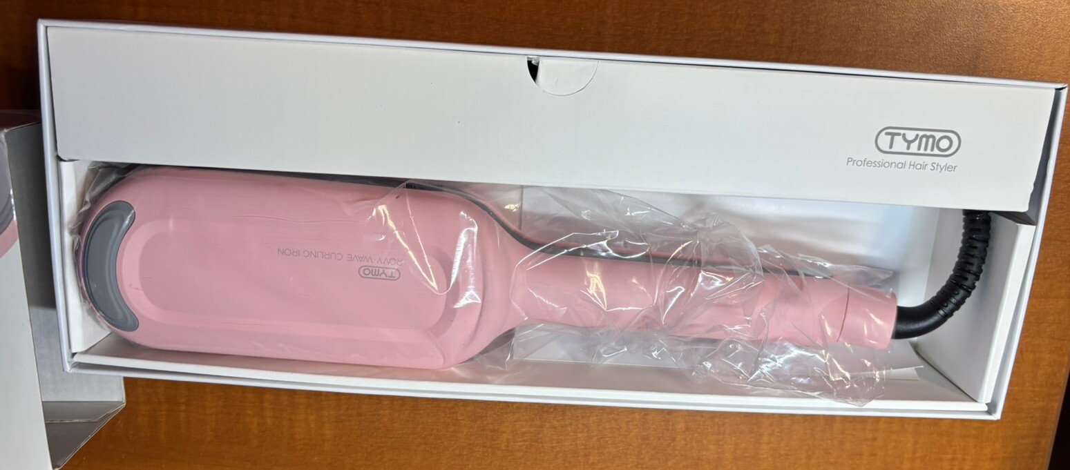TYMO ROVY Deep Wave Curling Iron Opened Box