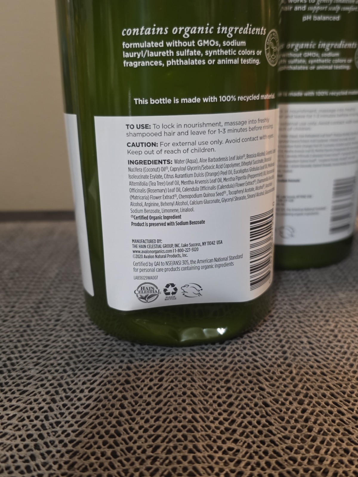 Avalon Organics Scalp Treatment (Bundle Of 3) Tea Tree Conditioner, 32 oz Each
