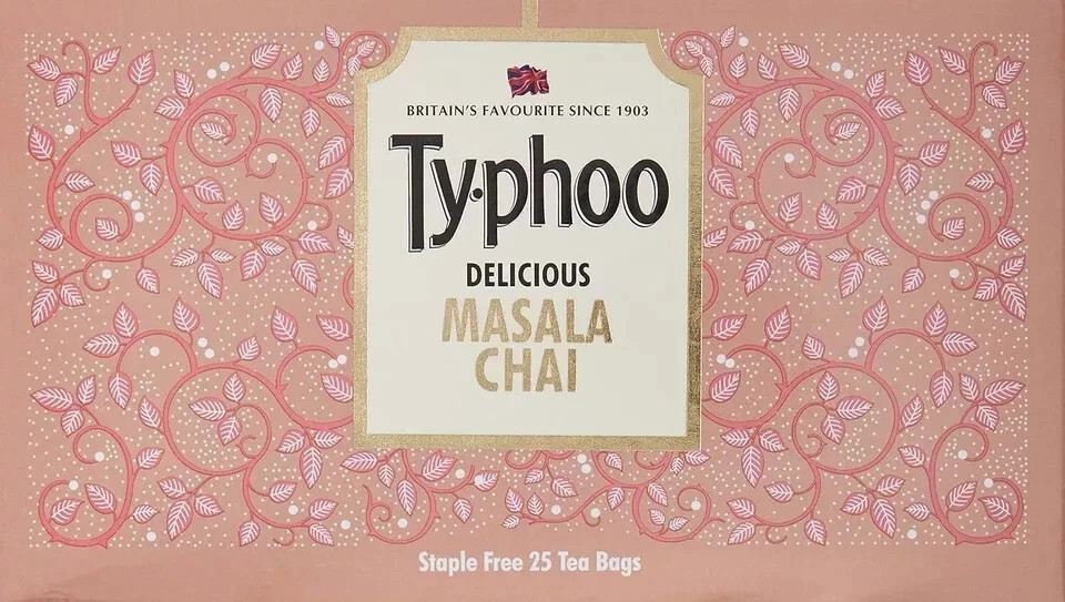Typhoo Delicious Masala Tea 25 Tea Bags 110G