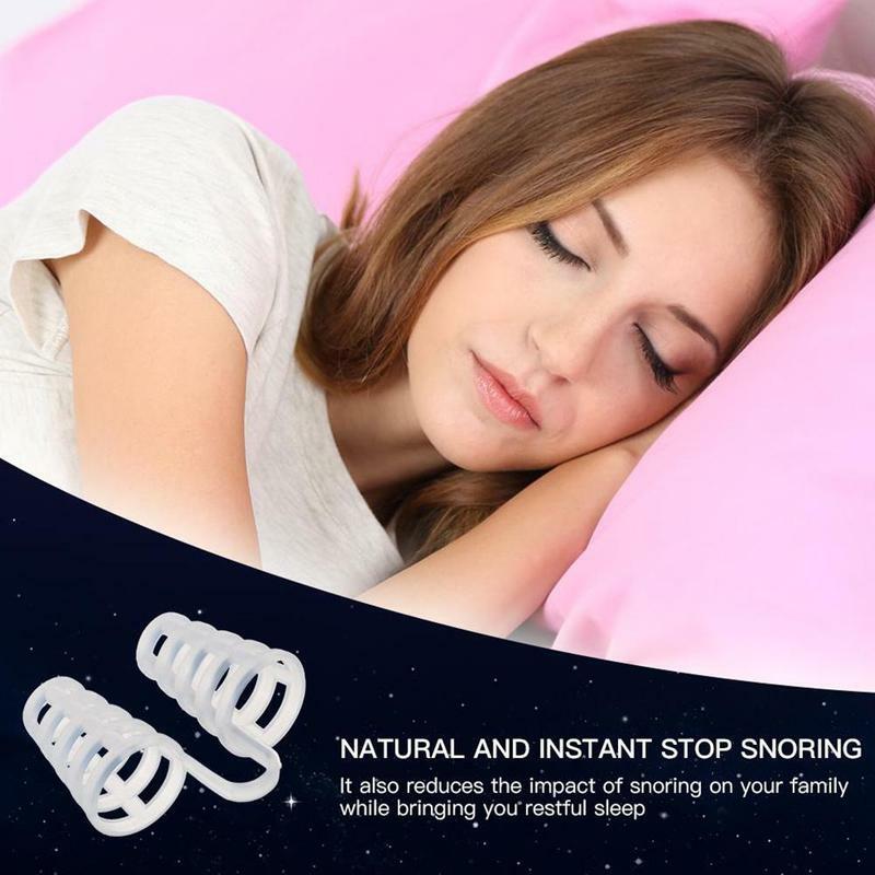 Anti Snore Apnea Nose Clip Breathe Aid Stop Snore Device Sleeping Aid L size