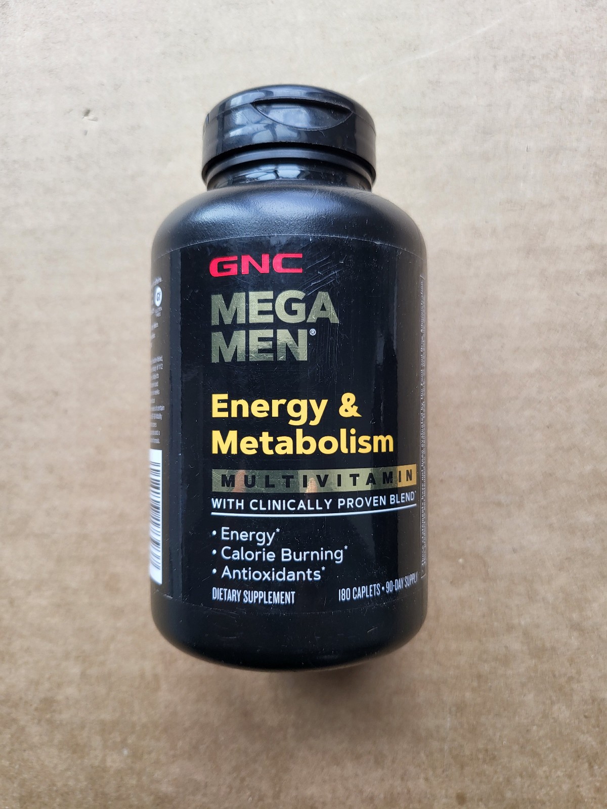 GNC Mega Men Energy/Metabolism 180 Caps