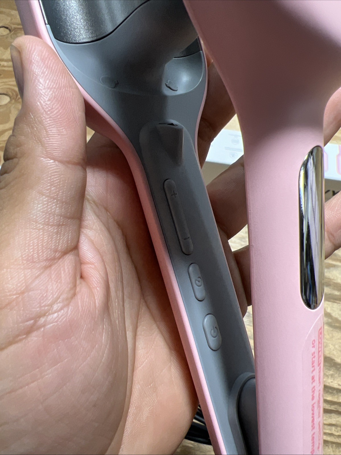 Tymo Rovy Wave Curling Iron Pink New Open Box