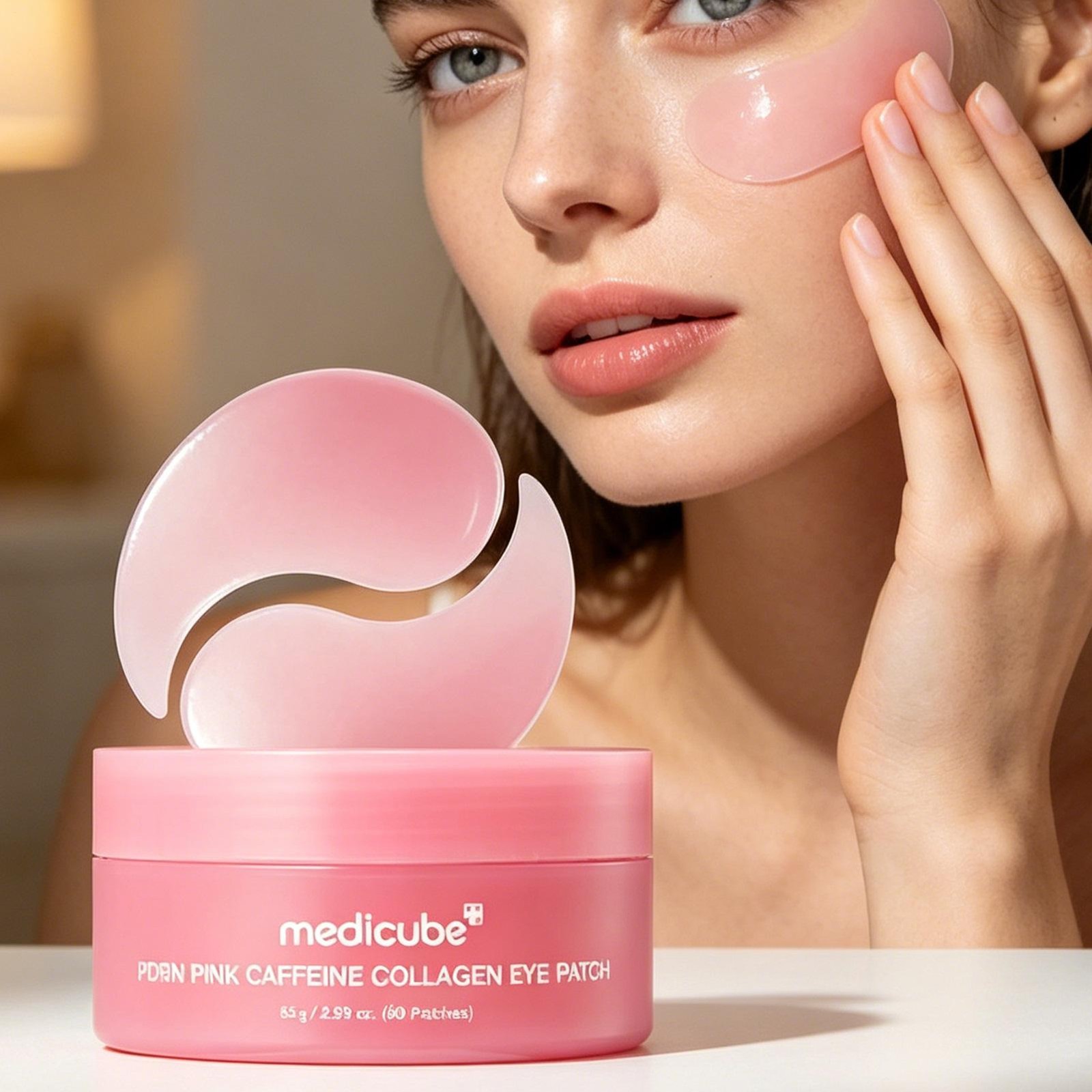 Medi Cube PDRN Pink Caffeine Collagen Eye Patch 85g(60 Patches)