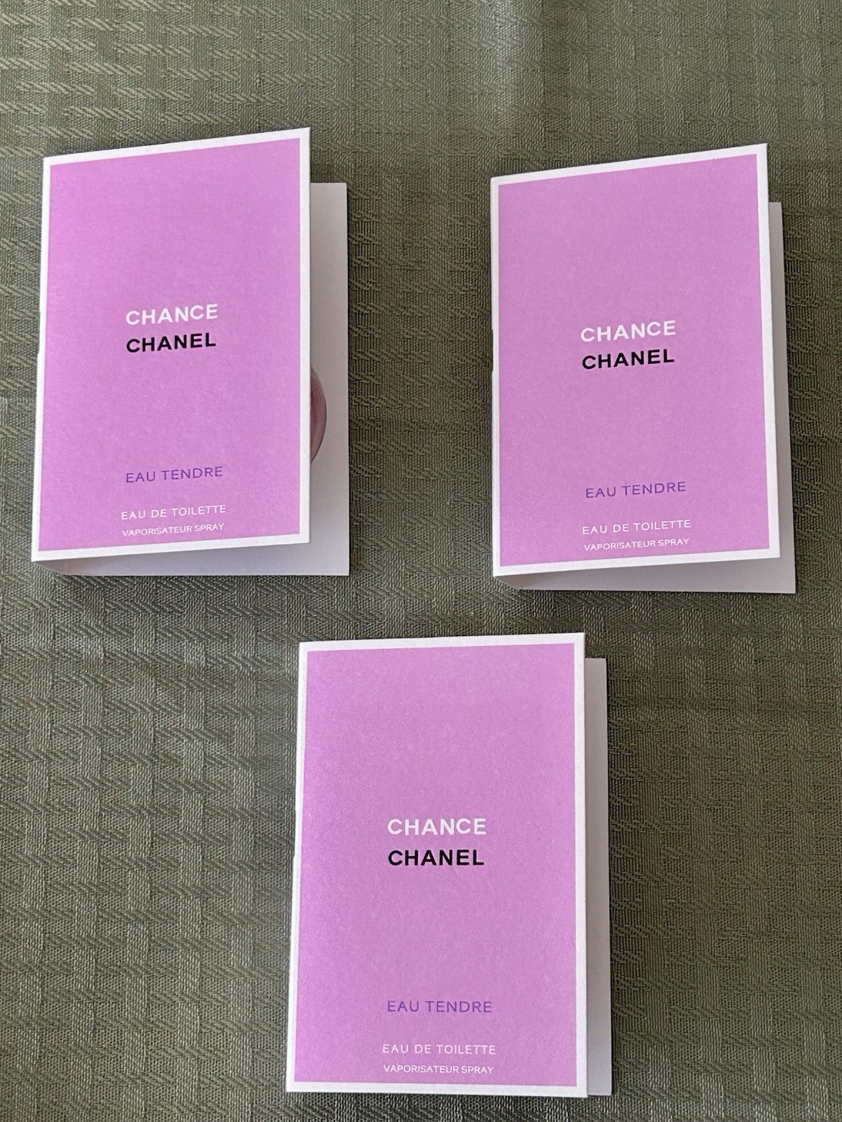 CHANEL Tendré Perfume Samples-3Pcs