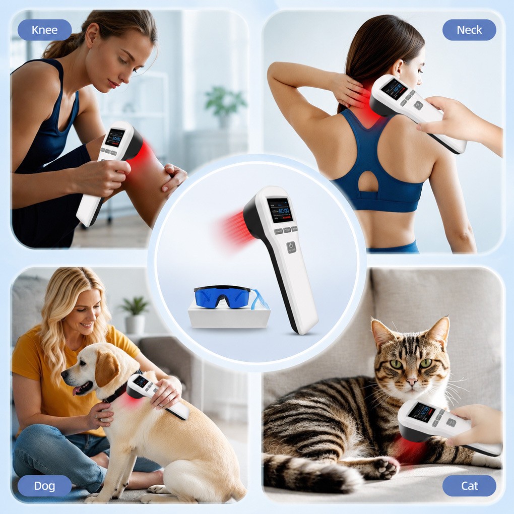 880mW Cold Laser Therapy Equipment for Sciatica Nerve Pain Wound Healing LLLT