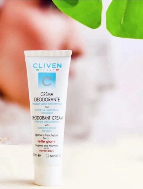 Cliven 7 Days Deodorant Cream for Intense Perspiration, 25 ml=0.9Oz
