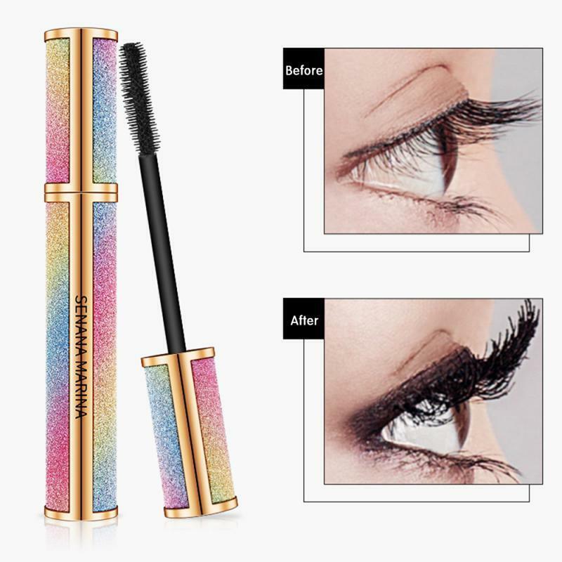 2 Pack 4D Mascara Silk Fiber waterproof Vivid Galaxy Lashes Thick Long eyelashes