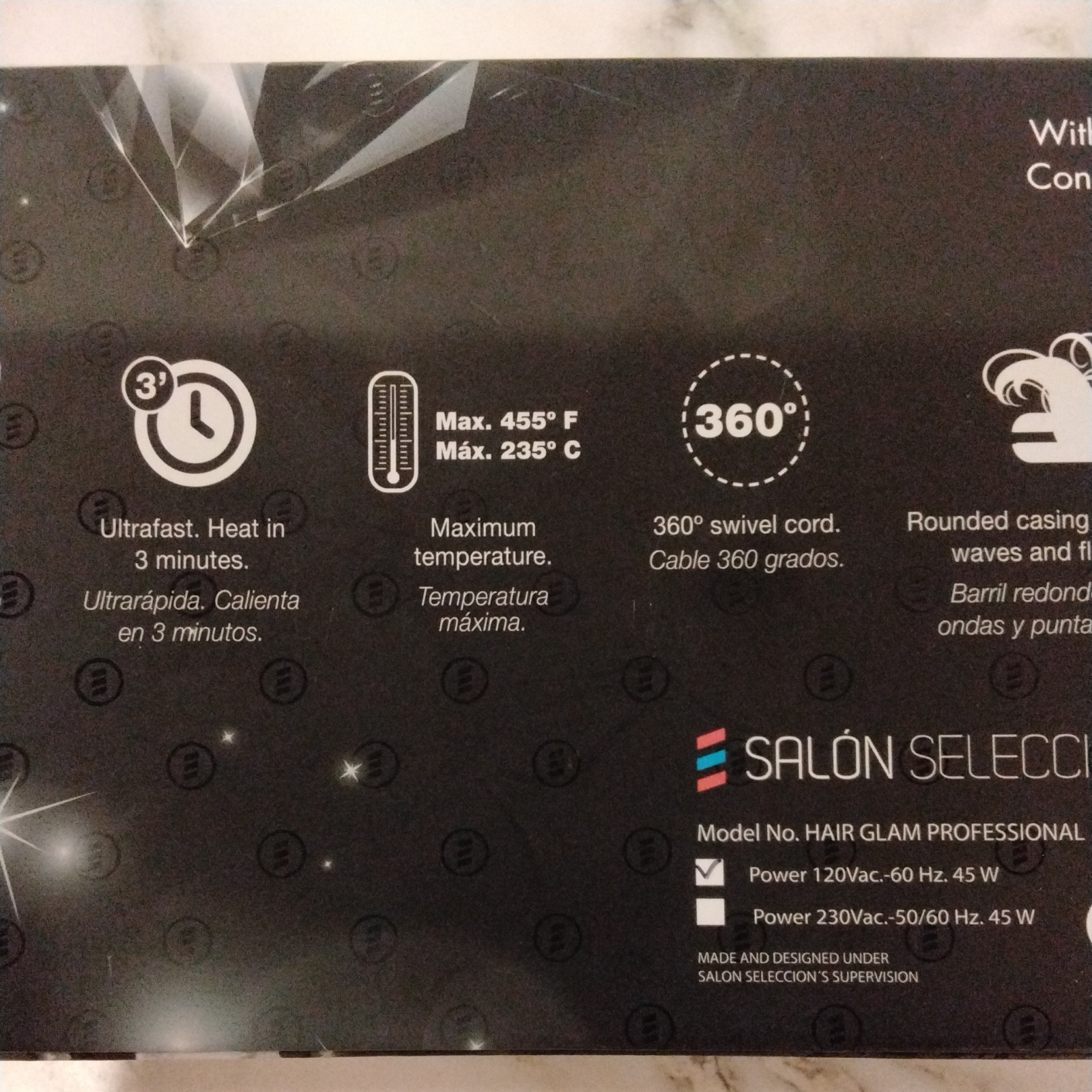 Salon Seleccion Hair Glam Professional Hair Straightener