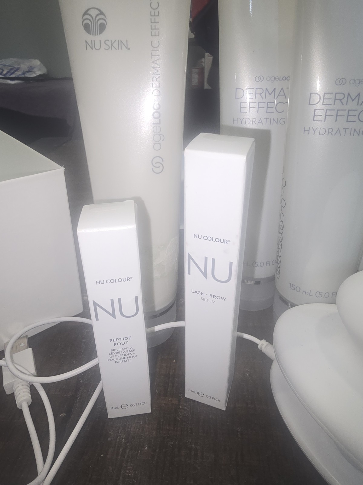 Nu Skin RenuSpa iO Microcurrent Cordless Body Massager Kit Gel 150mL