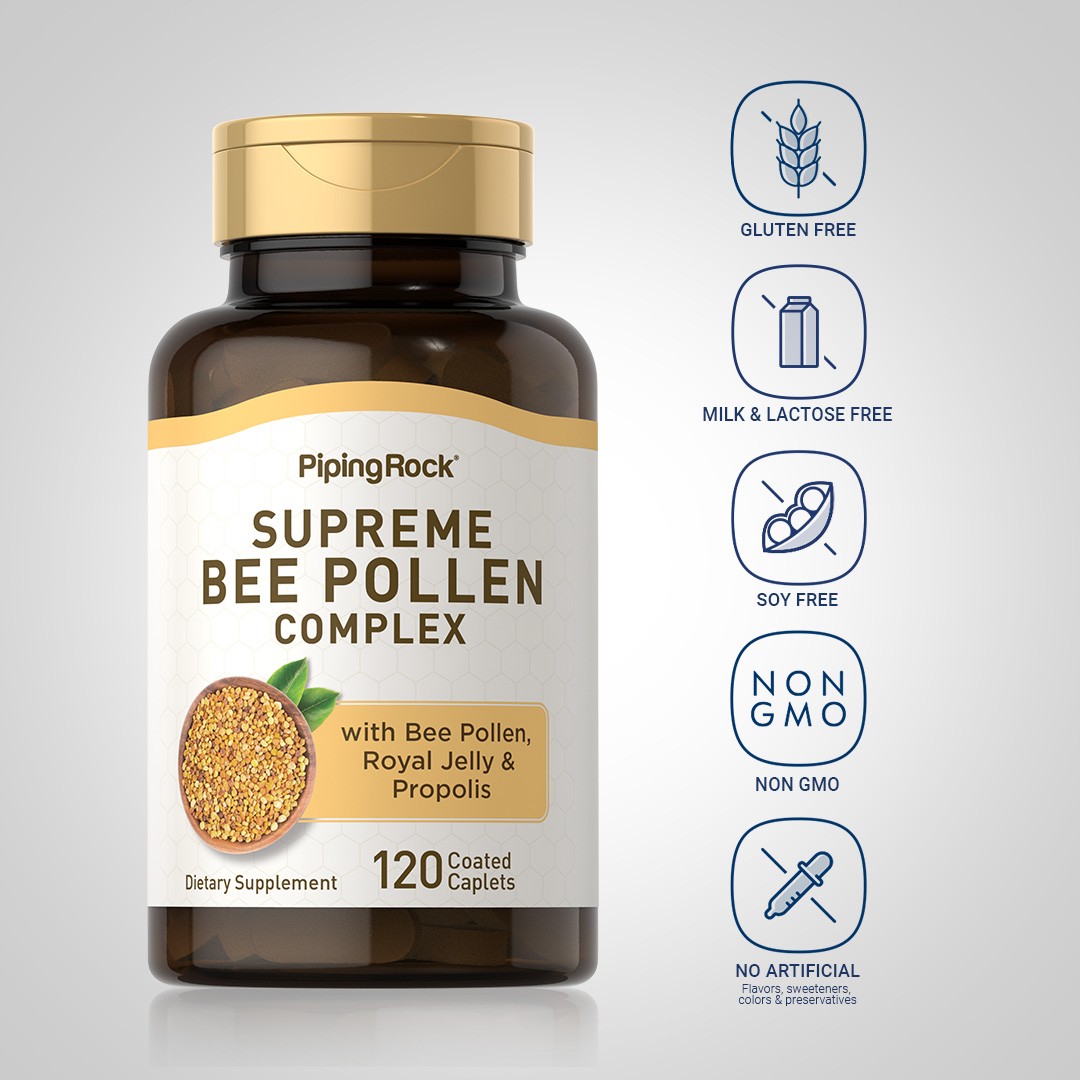 Supreme Bee Pollen Complex, 120 Coated Caplets