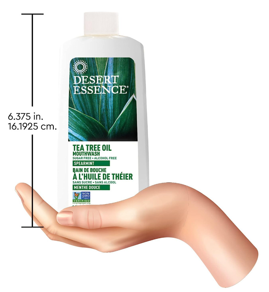Desert Essence Tea Tree Oil Mouthwash Spearmint