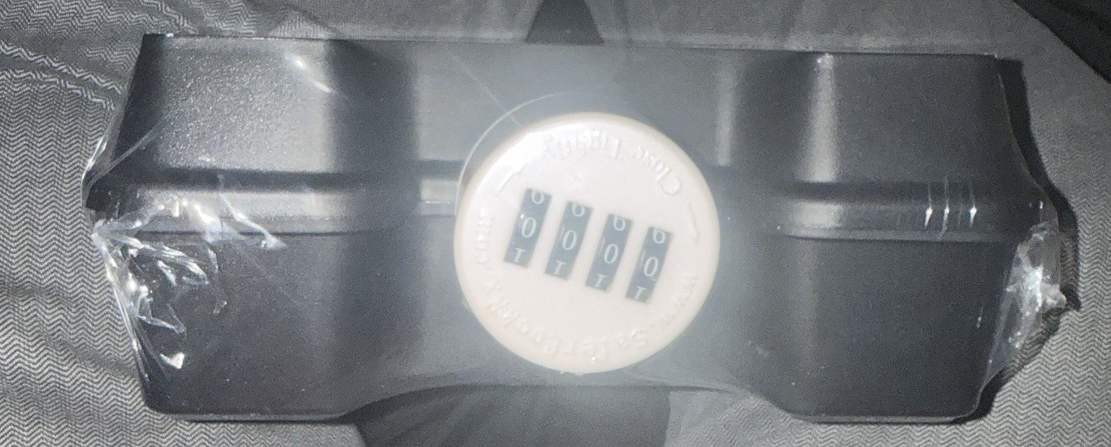 Portable SAFER LOCK BOX 4 DIGIT COMBO Secure MEDICINE RX Case TRAVEL FREE SHIP