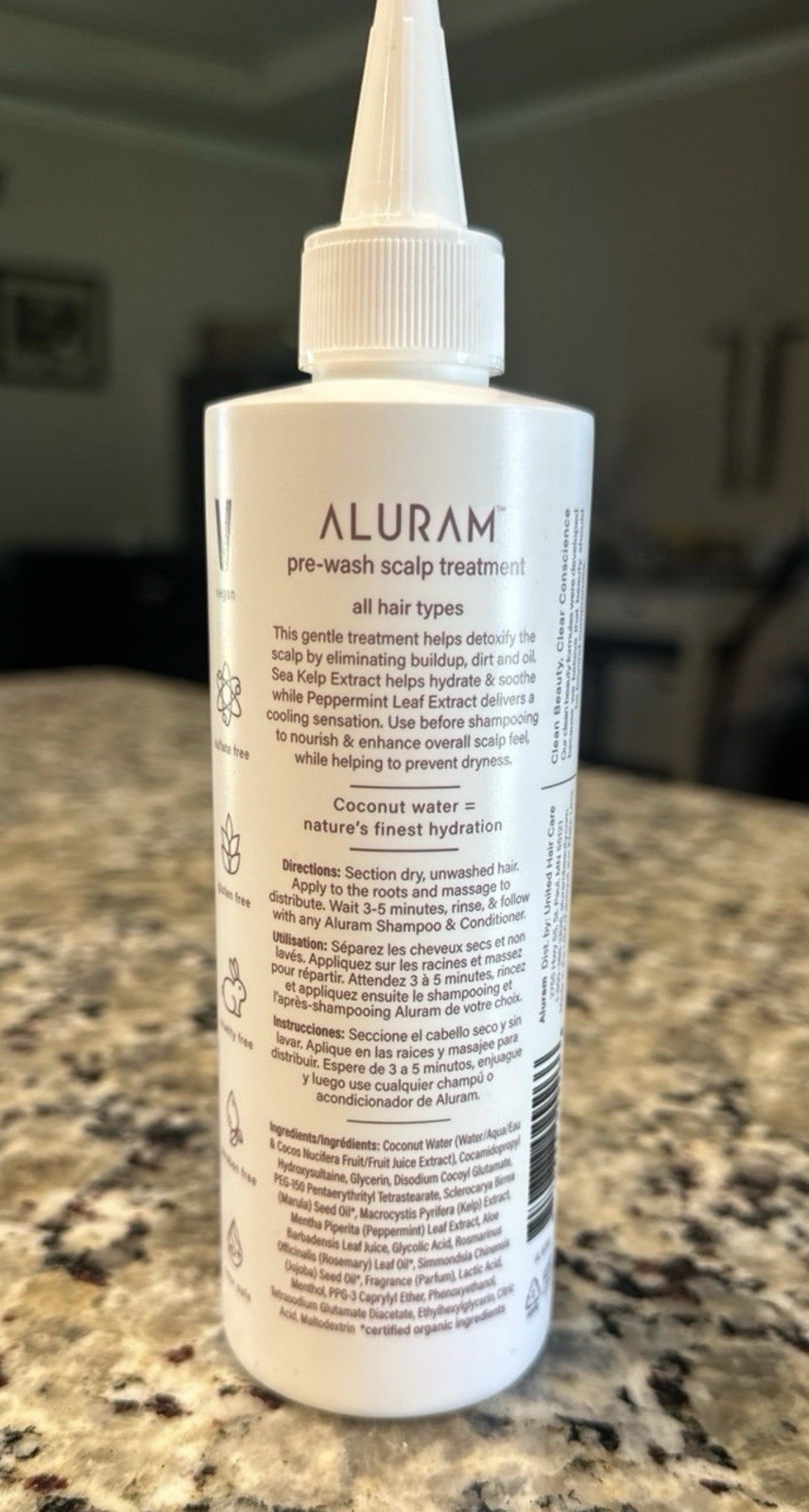 ALURAM Clean Beauty Collection Pre-Wash Scalp Treatment Vegan 8 fl oz (237 mL)