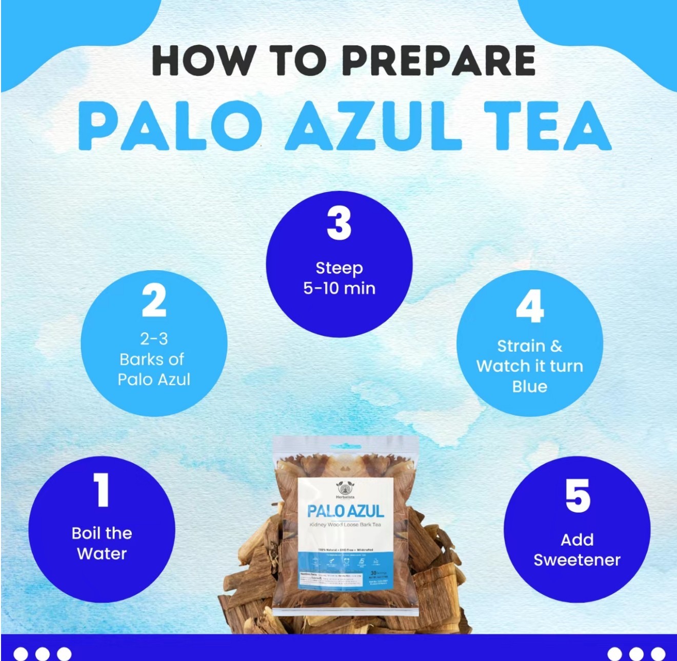 Palo azul o kidneywood tea Palo Dulce Te Blue stick kidney wood MADE IN MEXICO